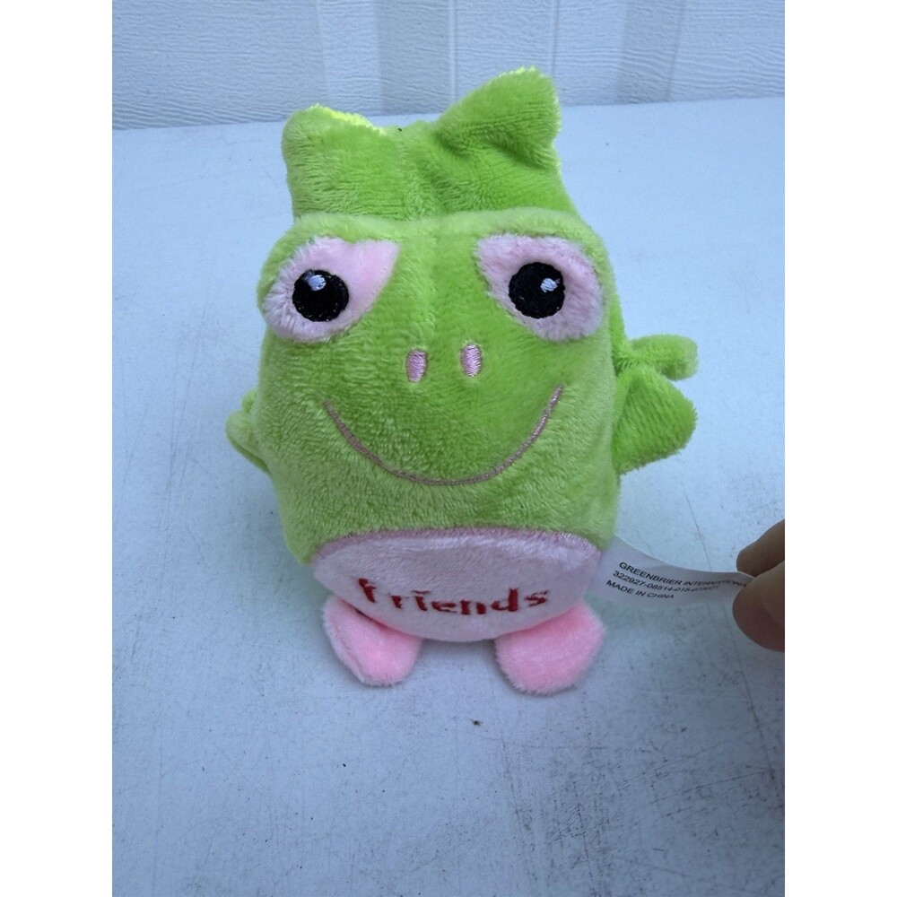 Cute Plush Frog Toy with “Friends” Embroidery BFF Gift Idea P16